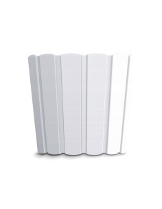 Ghiveci decorativ de flori, rotund, alb, 12 L, 28.5x25.6...