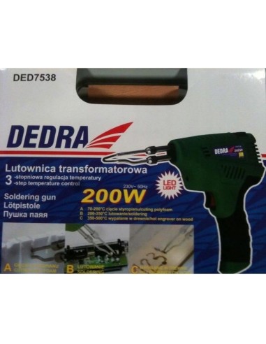 Pistol de lipit electric, 200 W, 3 trepte, LED,...