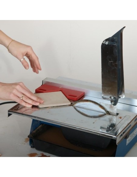 Masina de taiat gresie si faianta, electrica, cu apa, 450 W, 395x385 mm, Dedra