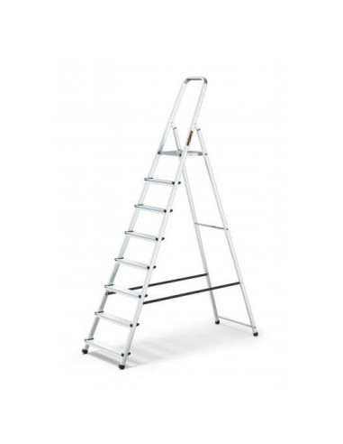 Scara aluminiu, 7 trepte, platforma, max 125...