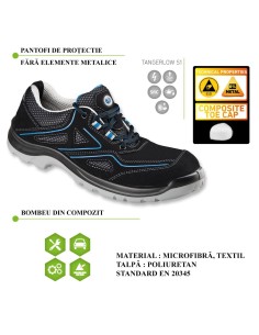 Incaltaminte de protectie pantofi fara elemente metalice,... 2