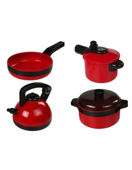 Set de joaca pentru copii, oale, plita electrica si accesorii pentru bucatarie, LeanToys, 9841
