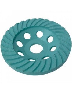 Disc diamantat turbo, beton, slefuire uscata, 125 mm, Dedra