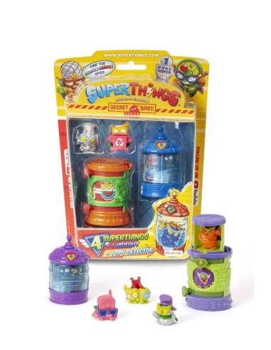 Set 4 figurine si accesorii SuperThings, Secret...