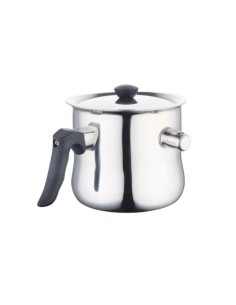 Oala pentru fiert lapte, Bohmann, 3 litri, Inox, cu...