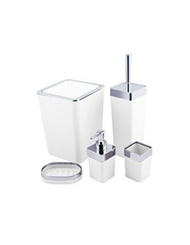 Set accesorii baie, 5 piese, dozator sapun,...