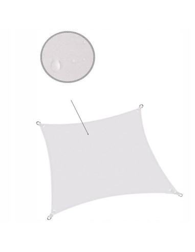 Copertina parasolar, patrata, inele metalice,...