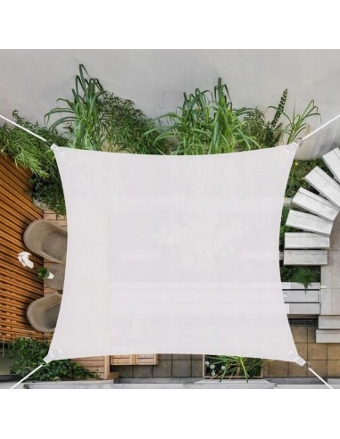 Copertina parasolar, patrata, inele metalice,...