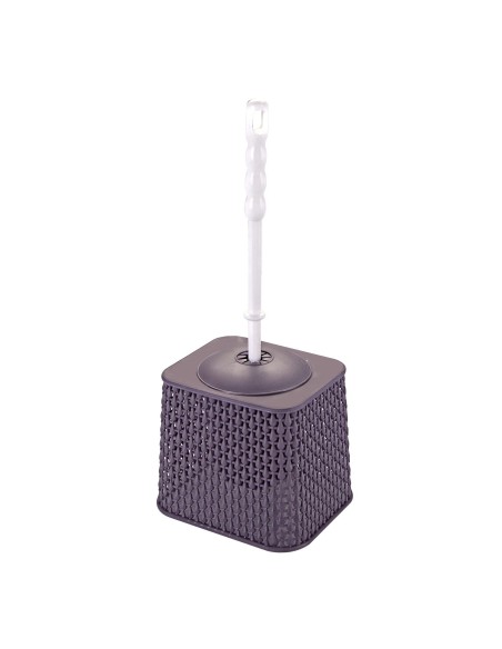 Perie pentru toaleta cu suport BOB BK 4231 din plastic, 34x54x24 mm, diverse culori