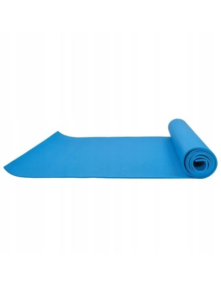 Saltea pentru yoga, fitness, albastra, 173x61x0.4 cm, Springos