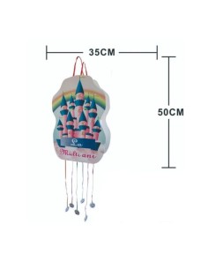 Pinata La multi ani, pentru petreceri, cu panglici, model... 2