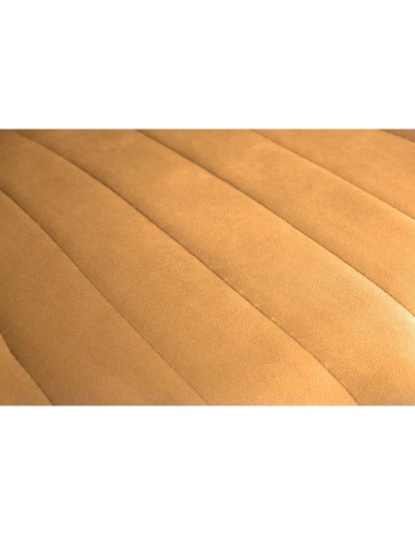 Scaun bucatarie/living, catifea, metal, galben...