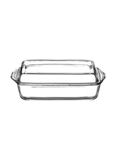 Vas termorezistent cu capac sticla, 2.75 Litri,...