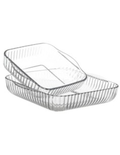 Set 2 piese, vase termorezistente, Borcam, 159166