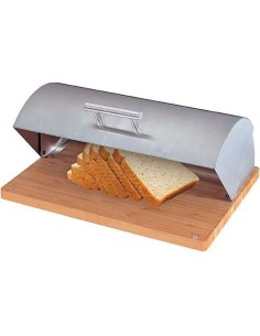 Cutie pentru paine cu capac, lemn, 39x28x16 cm, MagicHome