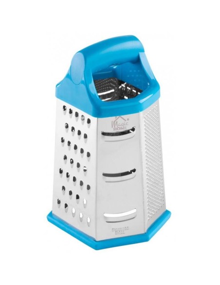 Razatoare, 6 fete, inox, albastru, 13x11.5x23 cm, MagicHome