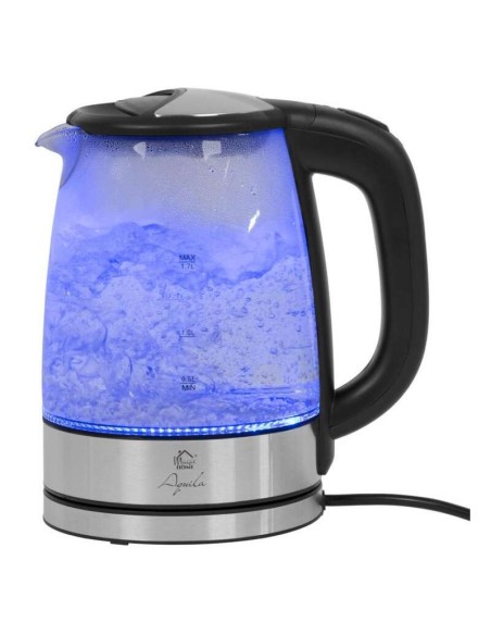 Fierbator apa Aquila, 1850-2200 W, sticla, filtru detasabil, 1.7 L, MagicHome