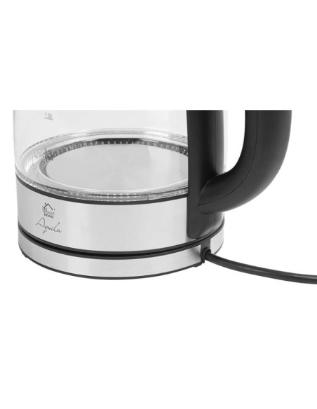 Fierbator apa Aquila, 1850-2200 W, sticla, filtru detasabil, 1.7 L, MagicHome