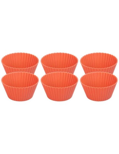 Forma coacere pentru briose, silicon, rosu, set...