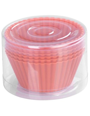 Forma coacere pentru briose, silicon, rosu, set...