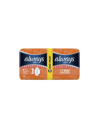 Absorbante Always Ultra Normal Plus Duo Pack 20...