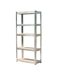 Raft depozitare, metalic, 5 polite, 175 kg, 90x40x180 cm
