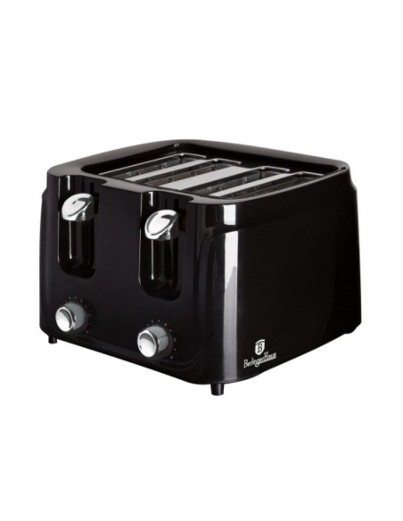 Sandwich maker pentru 4 sanwich-uri, Black Silver Collection, Berlinger Haus, BH 9241