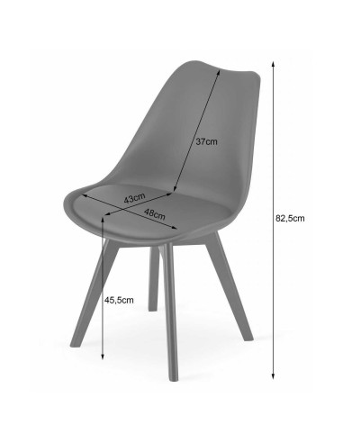 Scaune bucatarie/living, set 4 buc, Artool,...