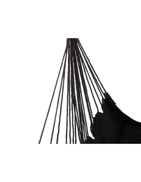 Hamac tip scaun, Verk Group, negru, cu 2 perne, max 120 kg, 100x100 cm