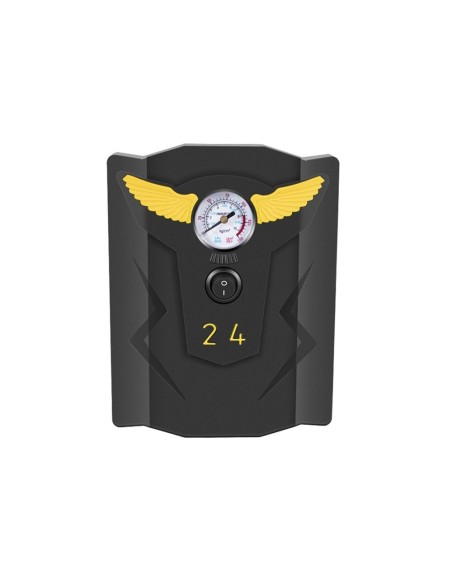 Compresor aer auto, Verk Group, 12 V, 150 PSI, 10 bar, cu manometru, 19x15x5 cm