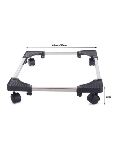 Baza mobila pentru mobila si aparate electrocasnice, Verk Group, reglabila, max 38 kg, 41-55x41-55x8 cm