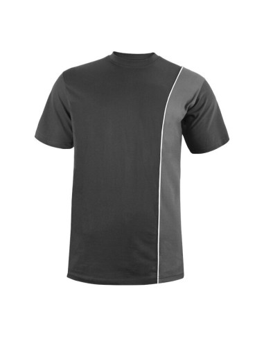 Tricou maneca scurta, bumbac, gri, grafit,...
