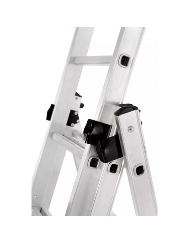 Scara aluminiu, Master, 3 tronsoane, 11 trepte,...