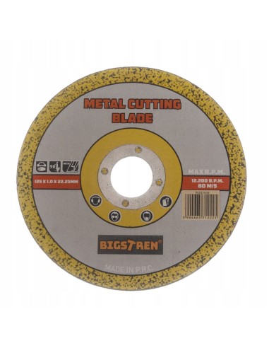 Set discuri debitat metal, inox, 50 buc, 125x1...