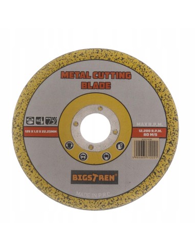 Set discuri debitat metal, inox, 50 buc, 125x1...