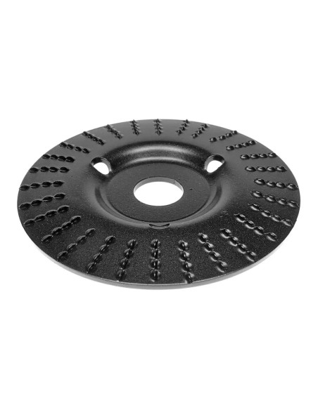 Disc circular slefuit, modelat, raspel, pentru lemn, plastic, cauciuc, beton celular, gradatie I, 125x22.2 mm, Dedra