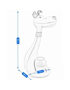 Lampa de birou, Jumi, model caine, lumina LED reglabila,... 2