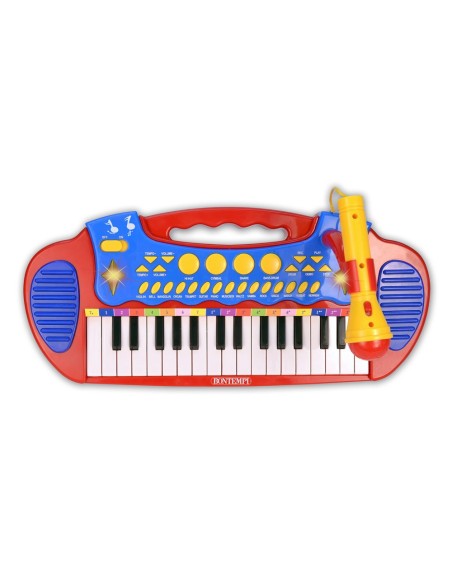 BONTEMPI ORGA ELECTRONICA ALBASTRA CU SCAUN SI MICROFON