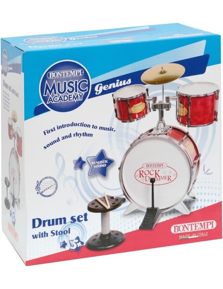 BONTEMPI SET TOBE DE METAL 4 PIESE ROSU