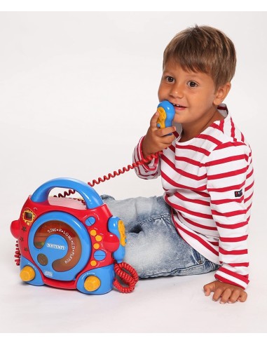 BONTEMPI CD PLAYER PORTABIL CU 2 MICROFOANE SI...