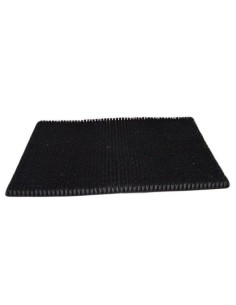 Pres covoras intrarea exterior, 40x60 cm, arici, negru
