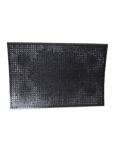 Pres covoras intrarea exterior, 40x60 cm, arici, negru