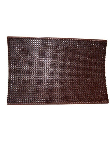 Pres covoras intrarea exterior, 40x60 cm, arici, maro inchis