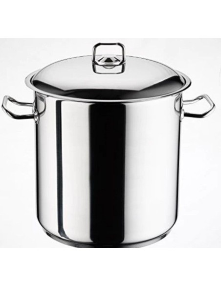 OALA CU CAPAC ARIAN 8 LITRI INOX CU FUND DUBLU, 24 CM