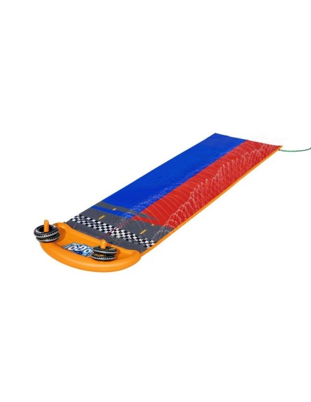 Tobogan dublu de apa, pentru copii, cu pulverizatoare de apa, Bestway 52391, 4.88 metri