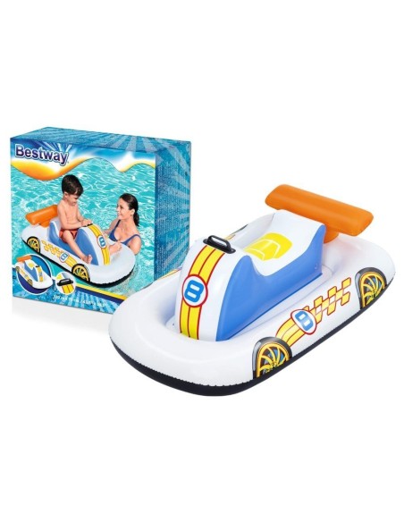 Saltea gonflabila copii, masinuta pentru piscina, Bestway 41480, 110 x 75 cm