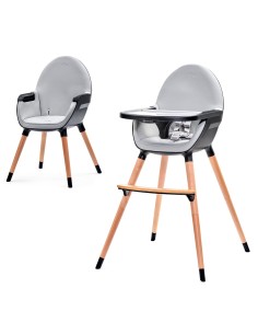 SCAUN DE MASA KINDERKRAFT FINI, 2 IN 1, BLACK