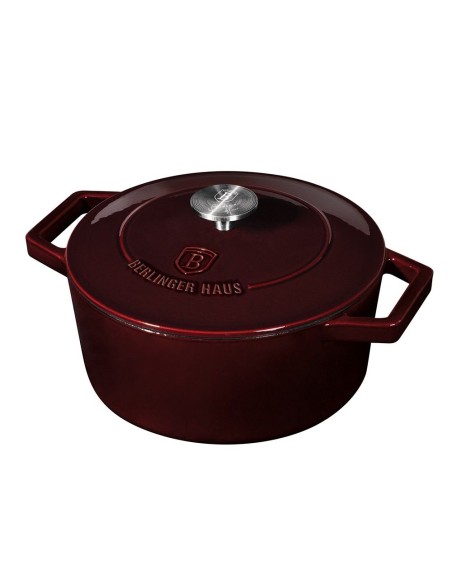 Cratita, cu capac 20cm, din fonta emailata, Burgundy Collection, Berlinger Haus, BH 6516
