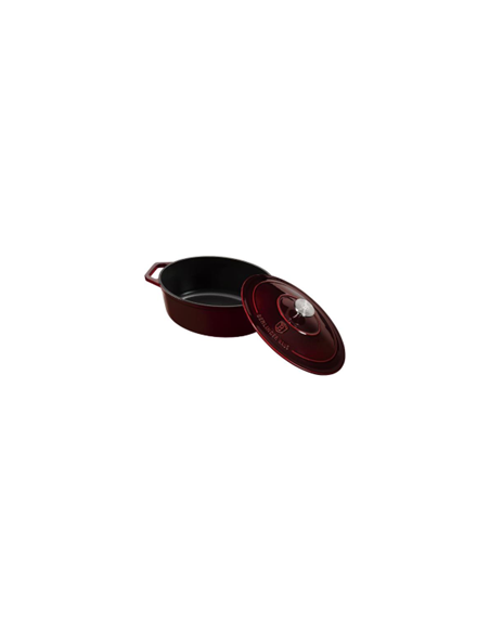Cratita ovala fonta cu capac, 32 cm, 5.5 litri, Berlinger Haus, BH 6519