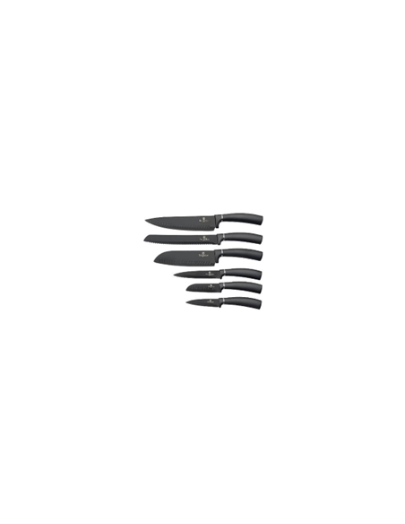 Set de cutite, 6 piese, Carbon Pro Colletion, Berlinger Haus, BH 2576